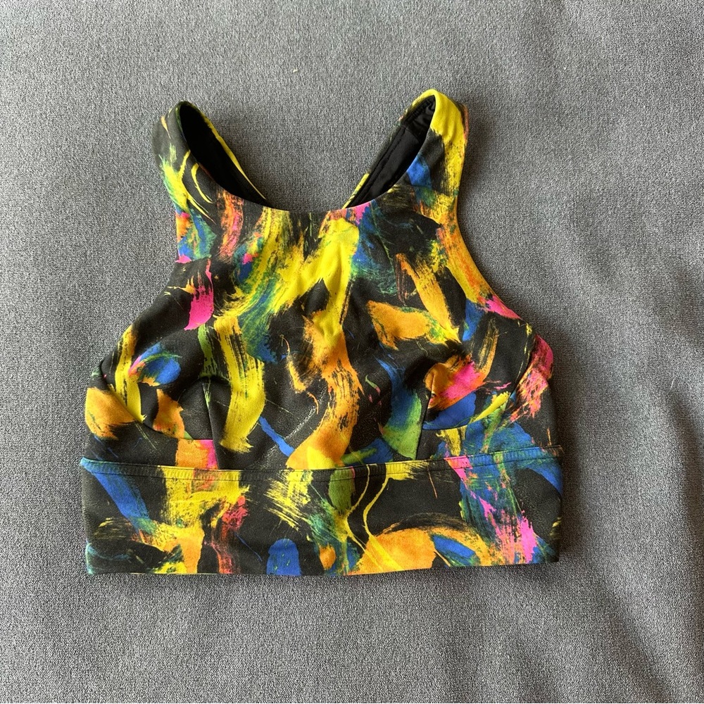 High-neck Lululemon sports bra